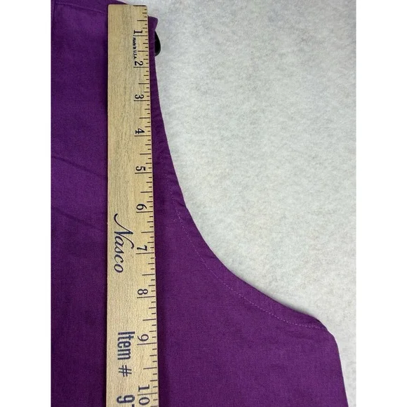 Liz Claiborne Womens Sleeveless Button Front Top‎ Purple Size XL NWT - Picture 5 of 8